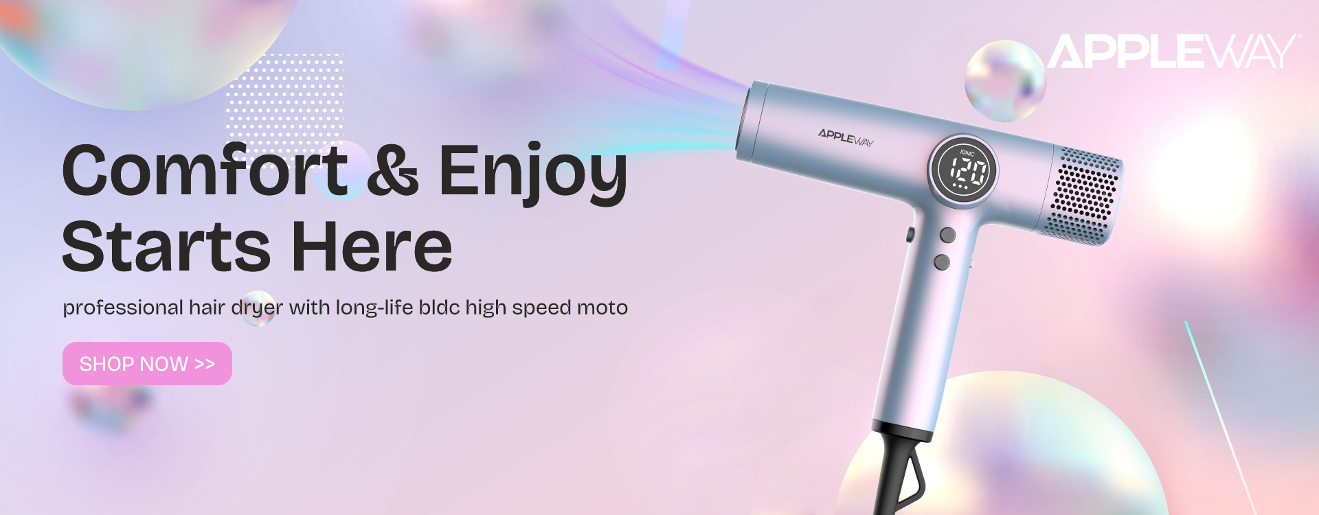 BRUSHLESS HIGH SPEED DRYER